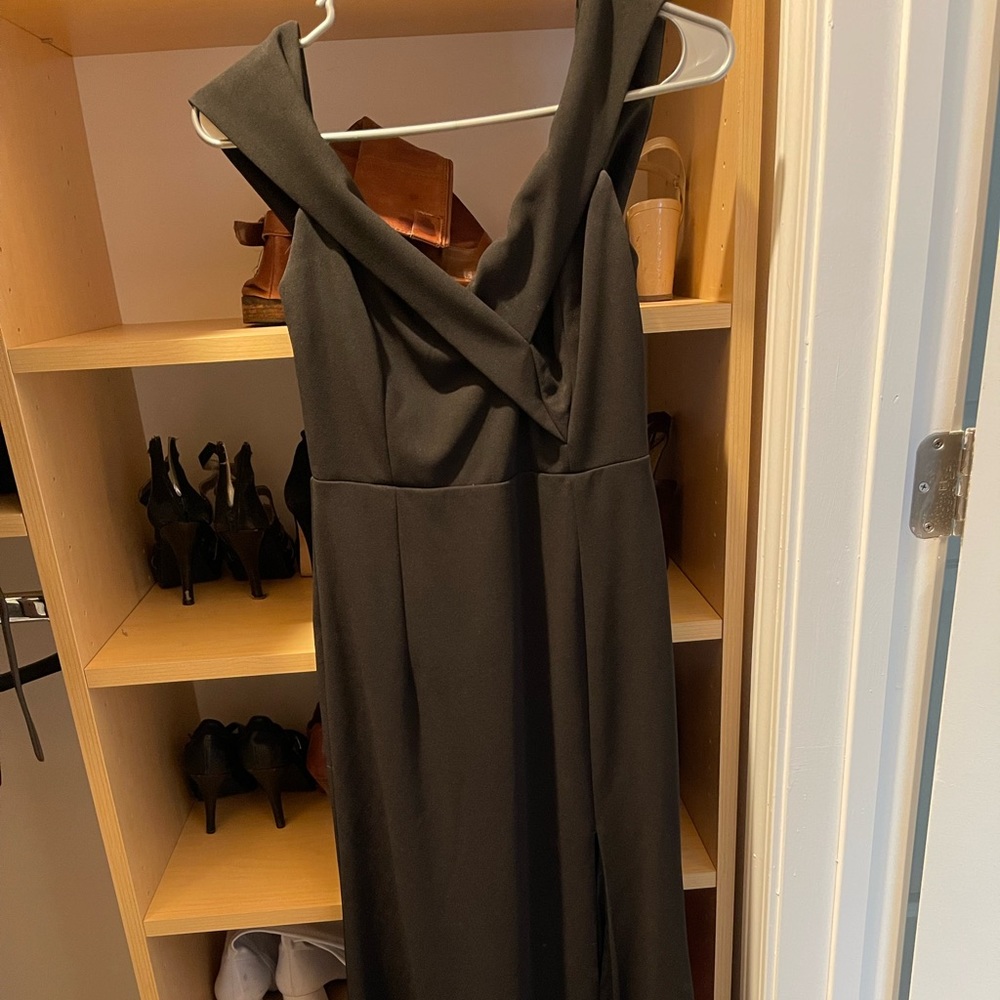 Lulus Song of Love Black Off-the-Shoulder Maxi Dress